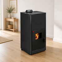 Chaudière à granulés hydroélectriques moderne, écologique et durable PG-300, alimentation automatique, poêle hydronique à biomasse bois, radiateur pour maison et villa