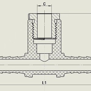 Aowei <b>Quick</b> <b>Connector</b> 14.9mm Fuel Line Fitting For Pneumatic Parts - Product Image 2