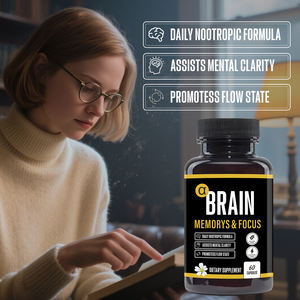 OLLI Envío rápido para Alpha Brain Capsule Premium Citicolina Suplemento cerebral para adultos Mejora del enfoque de memoria OEM/ODM - Product Image 3