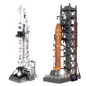 Vente chaude technologie créative Artemis système de lancement spatial fusée blocs de Construction briques de Construction jouets cadeau pour enfants enfants - Product Image 1