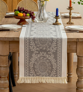 Mùa hè Anne của bán buôn tối giản ăn Khăn trải bàn thanh lịch Hình Học bảng <span class=keywords><strong>Runner</strong></span> - Product Image 4