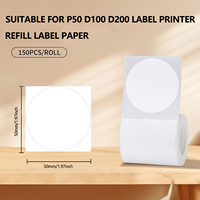 Étiquettes autocollantes thermiques personnalisées Marklife, taille 50*50 mm, papier imperméable, compatibles P50 S2 X2, pour la promotion, les épiceries, les supermarchés