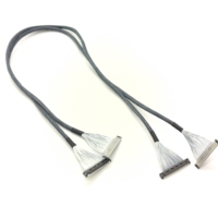 Kabel LCD Koaksial Mikro LVDS DF56C-26S-0.3V(51) MIPI DF56 0.3-26P-100MM-B 26P