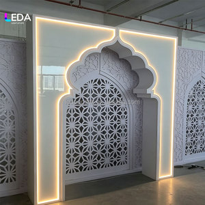 Arche lumineuse LED de style indien, très vendue, pour décoration de mariage, toile de fond en acrylique pour événements, fêtes et mariages. - Product Image 1