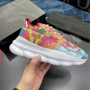 Zapatillas Deportivas Casuales Chain Reaction de Alta Calidad para Hombre, Zapatos de Plataforma de Diseñador de Lujo, Zapatillas Deportivas Vintage Reflectantes para Hombre - Product Image 2