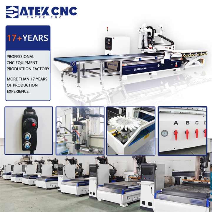 Automatic Loading and Unloading ATC Saw Blade CNC Router Cabinet Making Machine CNC Nesting Machine Price