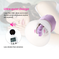 Leistungs starkes kabelloses 10-Gang-Brustmassagegerät USB-Netzteil für Erwachsene Vibratoren Nippels timulator Clip Sexspielzeug zum Nippel saugen