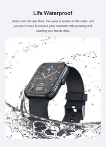 Magnetic Charging <strong>Smartwatch</strong> <strong>with</strong> Leather Strap and Metal Case Call Reminder and Calendar <strong>Function</strong> for Business Casual Wear - Product Image 2