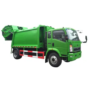 Vendita calda 4x2 compattatore camion della spazzatura bidone della spazzatura camion detergente in vendita