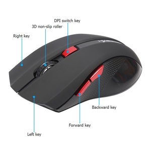 Bán Buôn Chuột Không Dây Văn Phòng Ergonomic 2400DPI 2.4G Chuột Chơi Game Không Dây Cho PC Máy Tính Xách Tay - Product Image 4