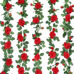 Promotion de Noël : Rose grimpante Jasmine avec fleurs Laxa Bud, fausses roses Sharon Grape pour pergolas, rose grimpante Jasmine - Product Image 4