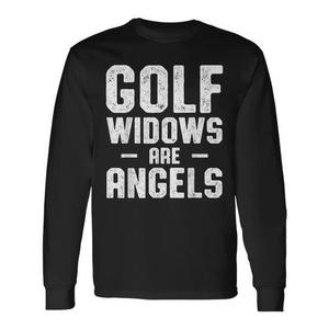 Golf Widow <b>Wife</b> Angel Golfer Long Sleeve T-Shirt - Product Image 1