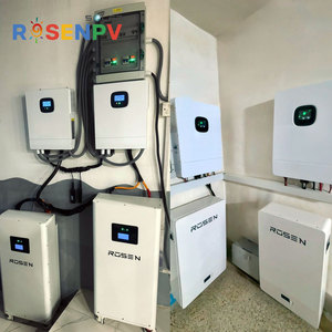 Système solaire complet comprenant des panneaux solaires, un onduleur, une batterie, des supports de montage, des câbles, système solaire hors réseau de 5 kW, 10 kW - Product Image 1