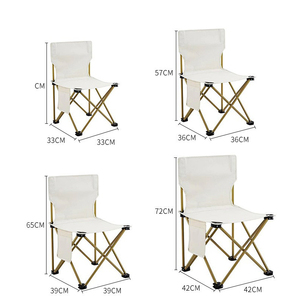 Silla Plegable de Tela Oxford para Jardín, Patio, Camping y Exteriores, Resistente y Duradera - Product Image 4