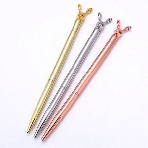 Stylo bille en métal à thème dessin animé, cadeau promotionnel avec design de tête de personnage unique - Product Image 1