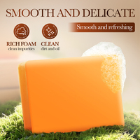 Savon Solide Herbal Personnalisé OEM Parfum Kaki 100g Nettoyage Profond Lissant Rafraîchissant Parfum Frais Longue Durée Peau Délicate