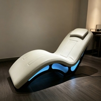 Mobilier de salon : Canapé lounge électrique, fauteuil de relaxation design lumineux avec fonction musicale, lit de massage pour hôtels et salons de beauté