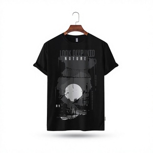 Fabricants de vêtements sur mesure, t-shirts pour hommes à manches courtes, coupe classique, col rond, 100% coton respirant, impression numérique - Product Image 6