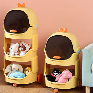 Étagère de rangement multi-niveaux pour collations et articles divers, motif dessin animé, pour salon et chambre - Product Image 5
