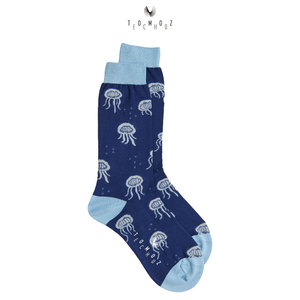 Chaussettes habillées jacquard tricotées mi-mollet pour <span class=keywords><strong>femme</strong></span>, imprimées, personnalisées, respirantes, antibactériennes, en coton égyptien/nylon pour le printemps - Product Image 1