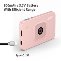 Cámara Compacta 4K Delgada y Ligera con Colores Personalizables para Adolescentes y Estudiantes, Cámara Portátil para Tomar Fotos con Filtros de Escena con IA