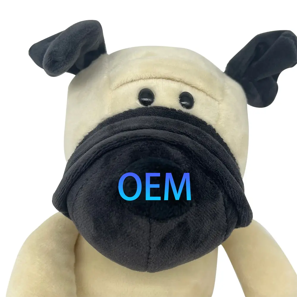 Xinrui personnalisé chaud petite figure chien dessin animé cadeau jouets en peluche animés jouets en peluche doux bébé poupée enfants animal en peluche jouets en peluche