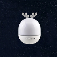 Lámpara de proyección de cielo estrellado LED Música BT Lámpara de proyector de luz de estrella cargada por USB Luz de noche LED