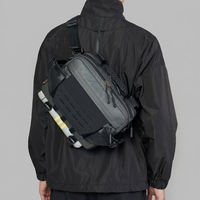Sac à dos tactique léger 8L en nylon Cordura 1000D avec système MOLLE, sac bandoulière avec cadre interne pour le sport et le cyclisme