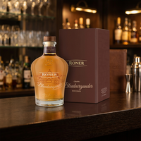 Grappa Roner Premium Pinot Nero Barrique 40% Tyrol du Sud Italie 6 Bouteilles par Boîte
