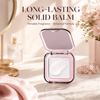 Baume de parfum solide écologique à marque privée, gel parfumé longue durée, emballage compact personnalisé pour femmes et hommes, OEM