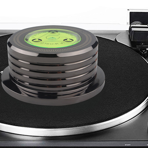 Estabilizador de Tocadiscos de Aluminio en Oferta con Nivel de Burbuja y Escala de Velocidad para Reproductor de Vinilos LP, Antivibración, Audio para el Hogar - Product Image 3