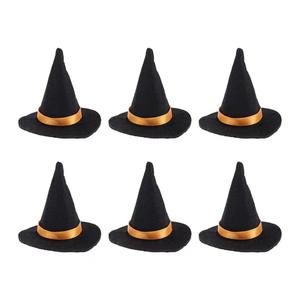 Accesorios <span class=keywords><strong>de</strong></span> fiesta <span class=keywords><strong>de</strong></span> Halloween calabaza araña <span class=keywords><strong>bruja</strong></span> Mini <span class=keywords><strong>sombrero</strong></span> diadema <span class=keywords><strong>pelo</strong></span> Mini fieltro <span class=keywords><strong>bruja</strong></span> sombreros para muñecas elfo - Product Image 1