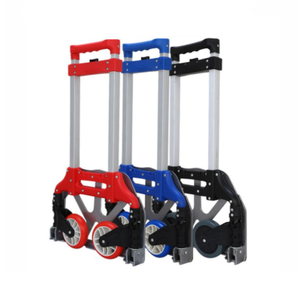 Alüminyum transpalet hafif katlanır bakkal teleskopik kolu kamp alışveriş pazarı taşıma taşınabilir <span class=keywords><strong>Market</strong></span> arabası - Product Image 1