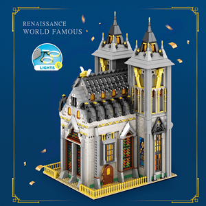 Reobrix 66027 Castillo Medieval MOC, Rompecabezas de Construcción DIY, Bloques de Construcción, Ladrillos, Juego de Construcción de Casas, Artículos Coleccionables, Decoración - Product Image 5