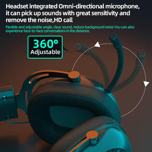 <span class=keywords><strong>KZ</strong></span> GP20 bandeau BT 5.0 rvb véritable casque sans fil 2.4G écouteurs de jeu avec Microphone - Product Image 5