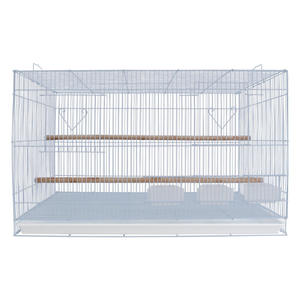 Exportation directe d'usine de la nouvelle <span class=keywords><strong>cage</strong></span> d'élevage de perroquets agrandie 3 boîtes de <span class=keywords><strong>cage</strong></span> à oiseaux en fer <span class=keywords><strong>Cage</strong></span> à oiseaux pliante - Product Image 1