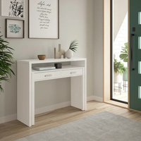 Top vente étude à domicile enfants patriarche deux personnes siège Table meubles de bureau Console extensible bureau