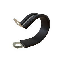 Collier de serrage à vis sans fin doublé EPDM en acier inoxydable 304, bande de 12 mm et 15 mm, étanchéité à 360 degrés, protège le tuyau en silicone contre l'extrusion