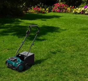 40V akülü yapay çim fırça güç süpürge süpürgesi çim fırça makinesi - Product Image 2