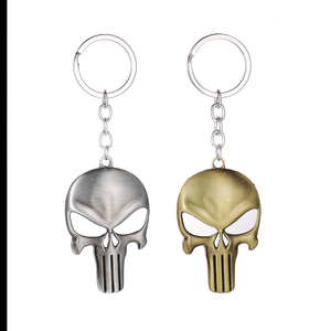 Portachiavi ZRM <span class=keywords><strong>Punisher</strong></span> Terminator Warrior in Lega di Zinco, Ciondolo per Auto Personalizzato con Stampa Digitale per Uomini e Donne - Product Image 6