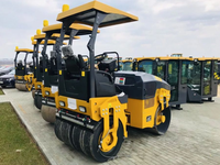 Rodillo Vibratorio de Doble Tambor XMR403 de Marca Reconocida con Sistema Totalmente Hidráulico y Precio Favorable