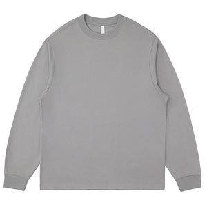 เสื้อยืดแขนยาวผ้าฝ้าย100% ฤดูใบไม้ร่วงพิมพ์ลายปักตามสั่ง - Product Image 2