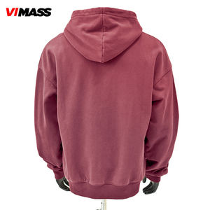Sudadera con Capucha de Algodón Estampada de Corte Holgado con Lavado Ácido para Moda Urbana, Fabricación al por Mayor - Product Image 3