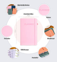 Agenda Personalizada en Oferta, Diario de Papel A5 A6, Cuaderno de Tapa Dura de Cuero, Lino y PP con Logotipo Personalizado