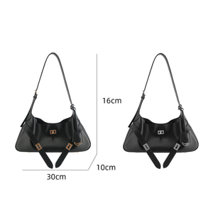 Auténticas Bolsas de Cuero Italiano Genuino para Mujer, Bolso de Hombro de Lujo de Inspiración Vintage con Correa Única SAM Belair para Todas las Temporadas - Product Image 6