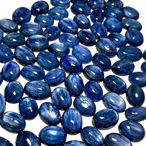 Piedras Preciosas de Cianita Azul Natural Real, Certificadas por IGI, Calidad AAA, Alto Brillo, Forma Mixta, Cabujón, Tamaño Personalizable, FAIJAN GEMS - Product Image 1