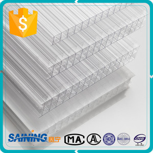 PC rỗng bảng điều khiển với x cấu trúc cho nhà kính/Chống ngưng tụ x Mô hình PC tấm truyền ánh sáng cao cho nhà kính - Product Image 4