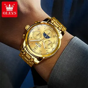 OLEVS 6692 Wholesale Watch Customized Logo Men's Watches Automatic Mechanical Luxury Brand Watch High Quality Men Wristwatches
