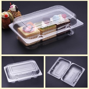 Rõ ràng bao bì bền bản lề nhựa thực phẩm bánh container đưa ra - Product Image 4