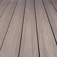 Planches de terrasse en composite bois-plastique (WPC) haut de gamme, antidérapantes, texture brossée, résistantes aux rayures, antistatiques, pour terrasses extérieures et piscines.